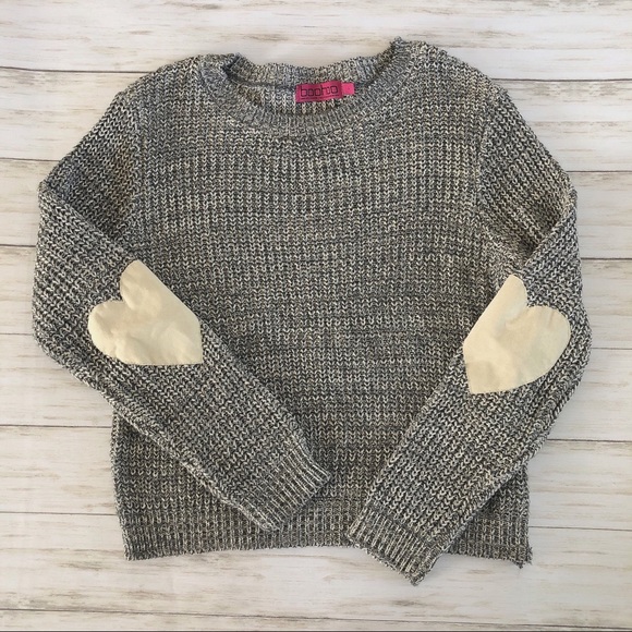 Boohoo Sweaters - Boohoo Heart Elbow Patch Sweater